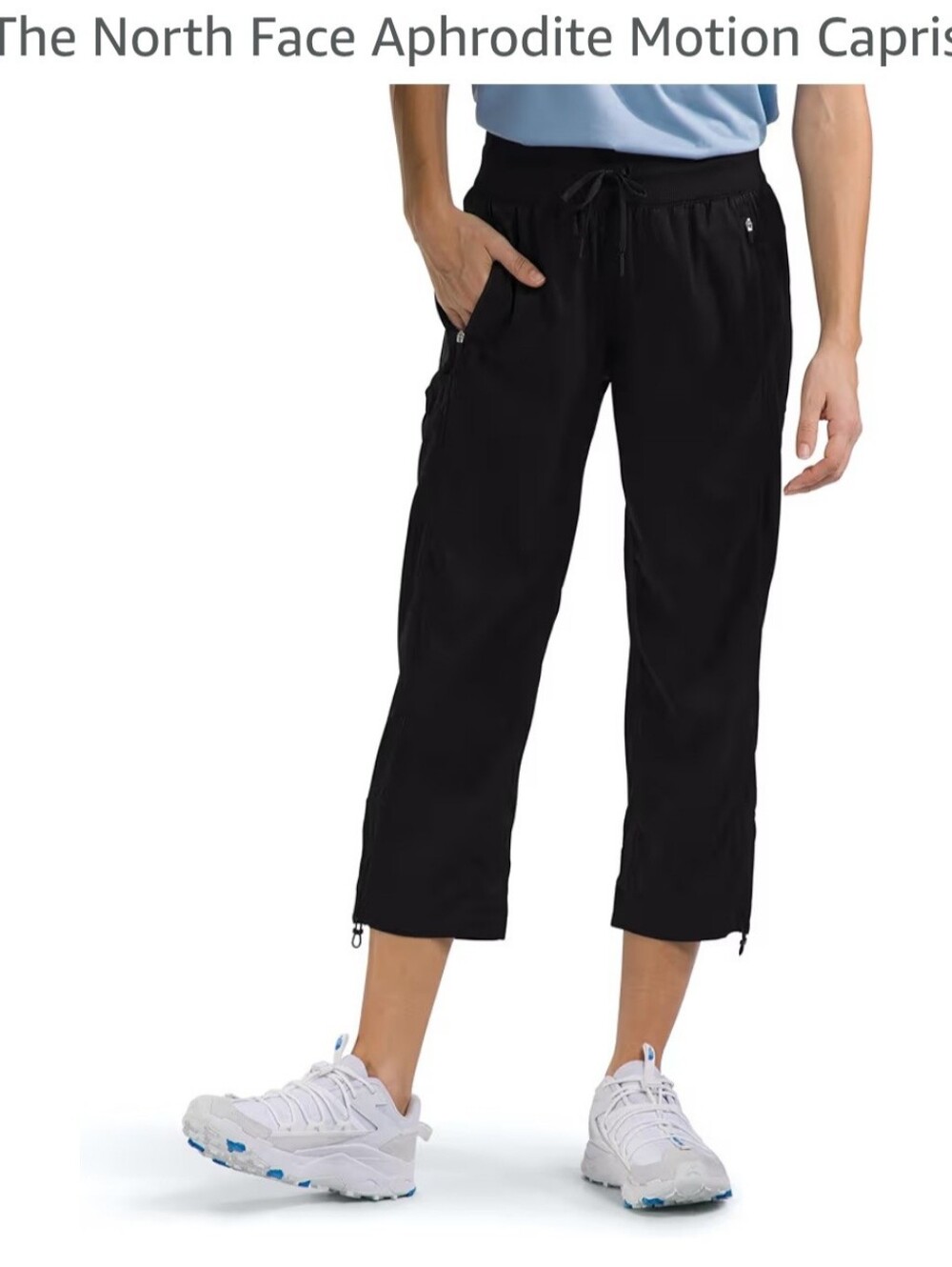 NWT Eddie Bauer Aphrodite Motion Capris with FlashDry, DWR, UPF 40, Plus 1X